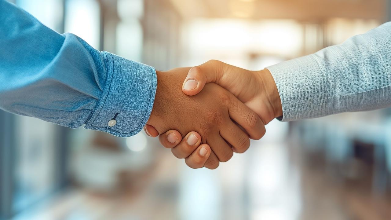 shaking hands