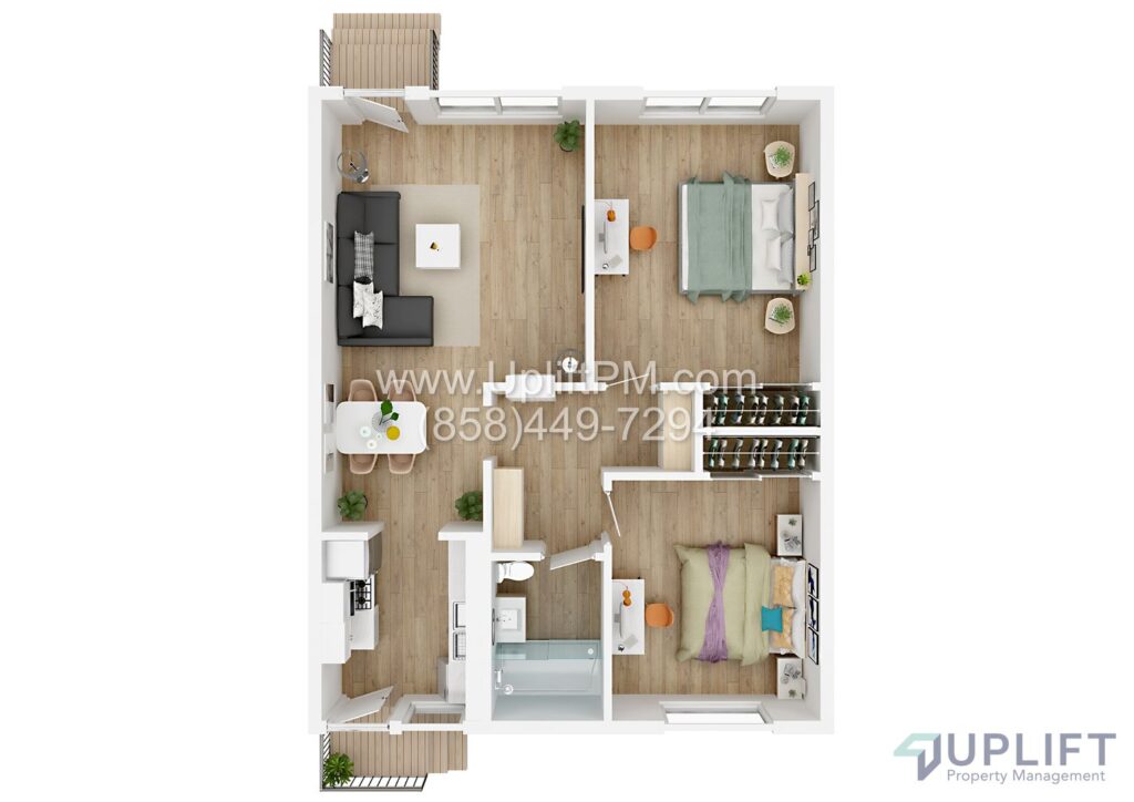 Beautiful 2 Bed, 1 Bath Apartment In North Park