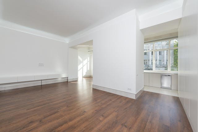 a bright, vacant apartment