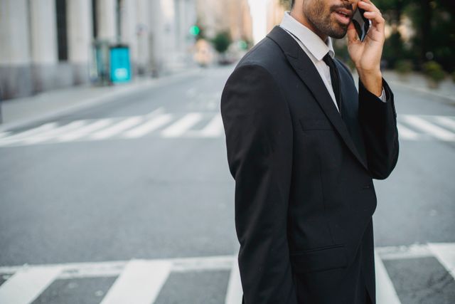 a person talking on the phone