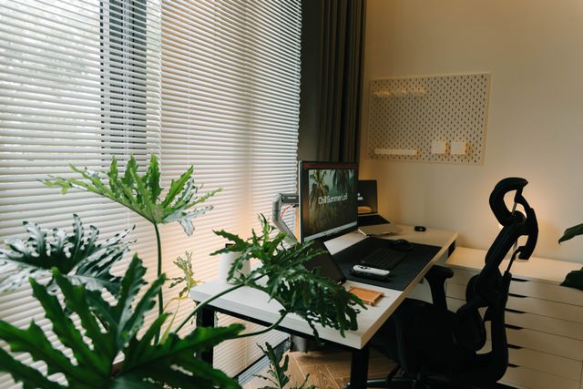 a home office