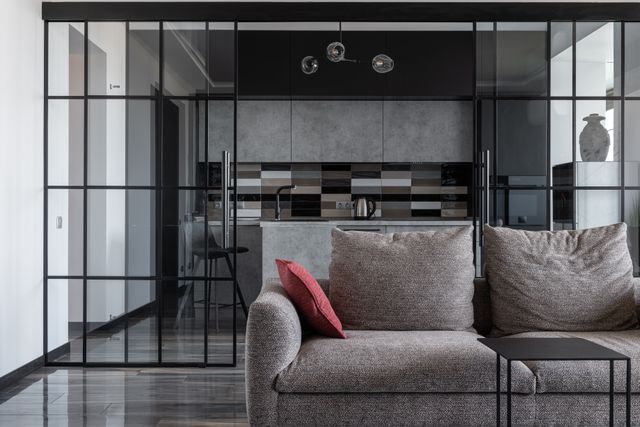 the interior of an apartment